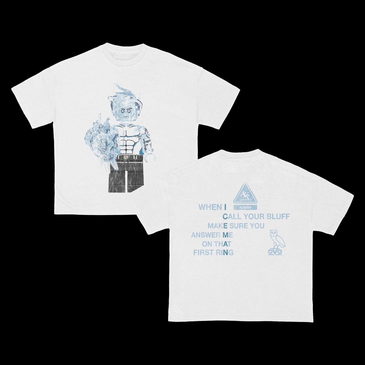 KDTR "ICEMAN LEGO" White T-Shirt
